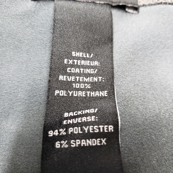 7 For All Mankind Brown Faux Leather Leggings Women's Plus Size 2X - Picture 8 of 14